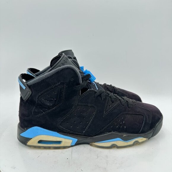 Nike Air Jordan 6 Size 7Y Women 8.5 384665-006 University Blue Basketball Shoe - Picture 4 of 11